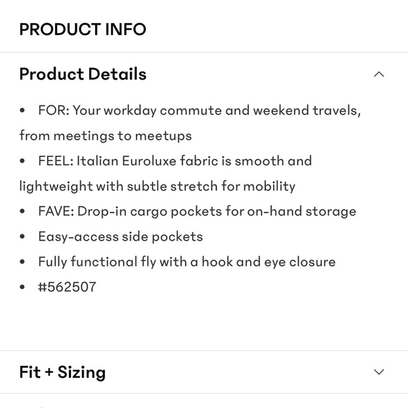 NWT Athleta Pinnacle High Rise Cargo Trouser | Black - Picture 11 of 12